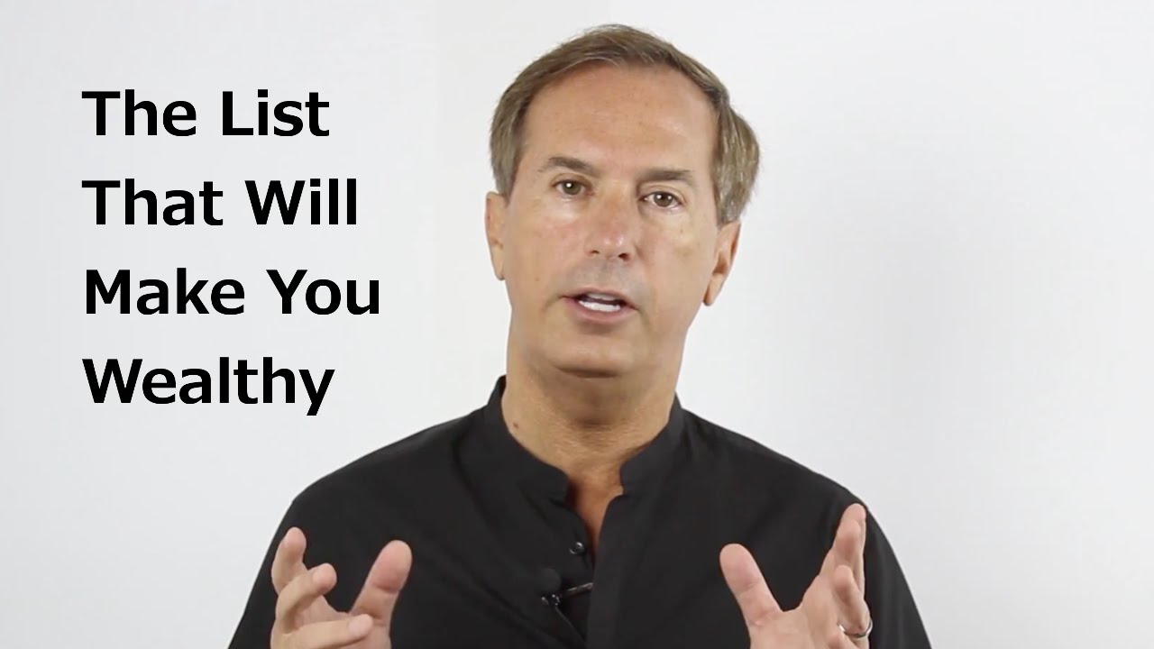 The List That Will Make You Wealthy