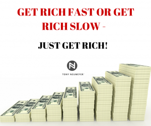 Facebook Post 1 - Get Rich Fast Get Rich Slow
